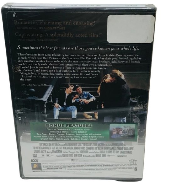 The Brothers McMullen DVD 2000 Edward Burns New In Package - Picture 2 of 8